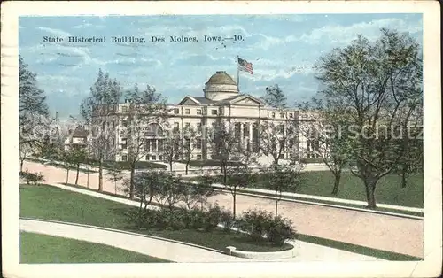 Des Moines Iowa State Historical Building Kat. Des Moines