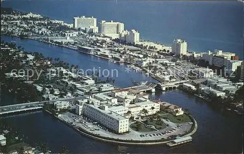 Miami Beach North Beach Section Hotel Row St Francis Hospital aerial view Kat. Miami Beach