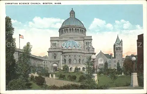 Boston Massachusetts Christian Science Church Kat. Boston