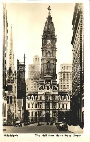 Philadelphia Pennsylvania City Hall North Broad Street Kat. Philadelphia