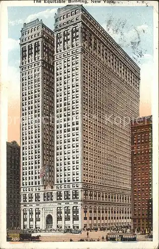 New York City Equitable Building Skyscraper / New York /