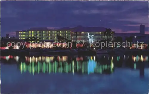 Fort Lauderdale Lago Mar Resort Hotel and Club Harbor Beach at night Kat. Fort Lauderdale