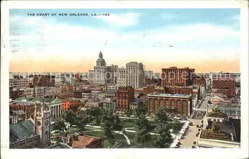 New Orleans Louisiana Skyline of Heart of the City Kat. New Orleans