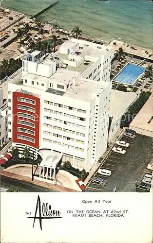 Miami Beach Allison Hotel aerial view Kat. Miami Beach