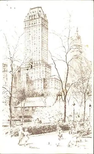 New York City The Pierre Hotel Illustration / New York /