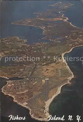 Fishers Island Aerial view Kat. Fishers Island