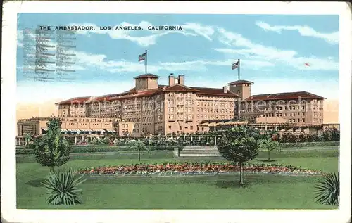 Los Angeles California The Ambassador Hotel Kat. Los Angeles