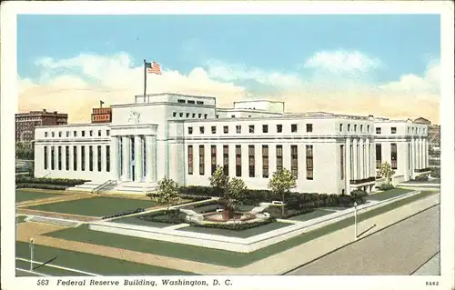 Washington DC Federal Reserve Building Kat. Washington