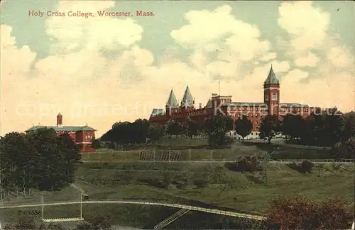 Worcester Massachusetts Holy Cross College Kat. Worcester