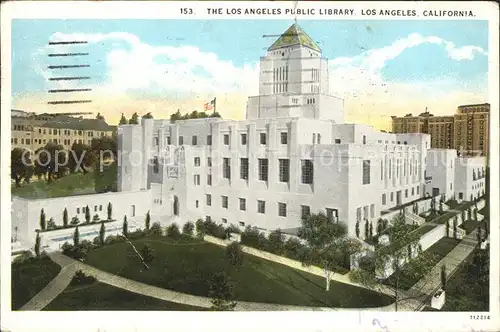 Los Angeles California Public Library Kat. Los Angeles