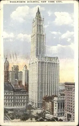 New York City Woolworth Building / New York /