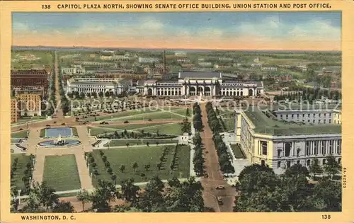 Washington DC Capitol Plaza North Senate Office Building Union Station Post Office Kat. Washington