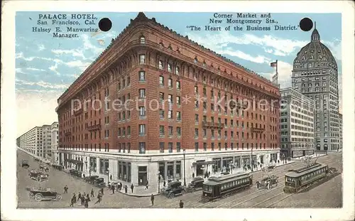 San Francisco California Palace Hotel Kat. San Francisco