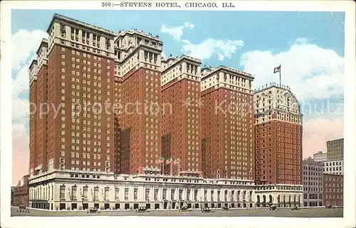 Chicago Illinois Stevens Hotel Kat. Chicago