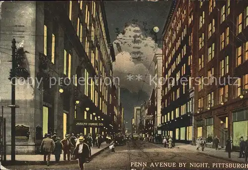 Pittsburgh Penn Avenue by night Kat. Pittsburgh