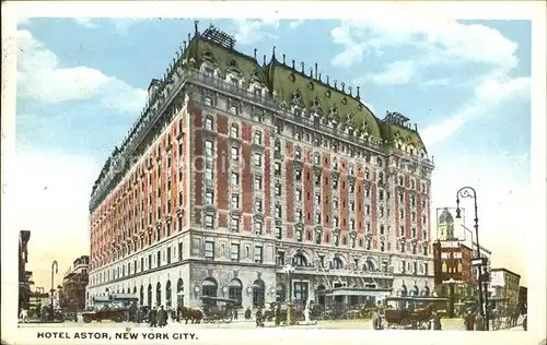 New York City Hotel Astor / New York /