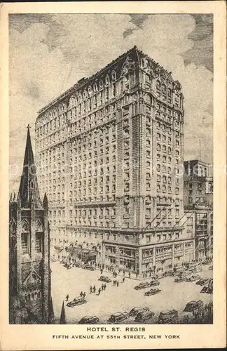 New York City Hotel St Regis Fifth Avenue / New York /