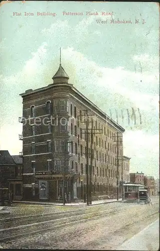 Hoboken New Jersey Flat Iron Building Patterson Plank Road Kat. Hoboken