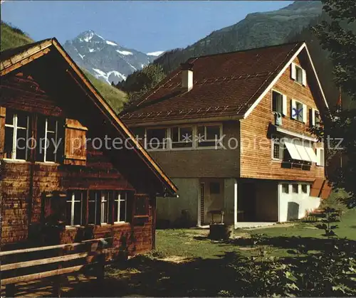 Linthal Glarus Ferienhaus Restiberg Gemsh?ttli und Baslerhaus Kat. Linthal