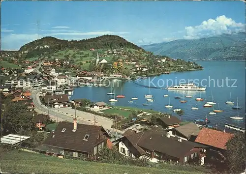 Faulensee am Thunersee F?hrschiff Kat. Faulensee