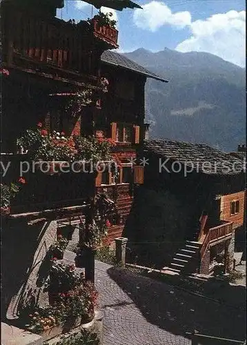 Grimentz Vieux chalets Kat. Grimentz