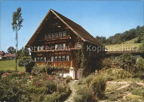 Ebnat Kappel Toggenburger Haus Edelmann im Acker Kat. Ebnat Kappel