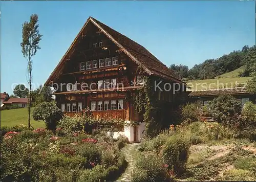 Ebnat Kappel Toggenburger Haus Edelmann im Acker Kat. Ebnat Kappel