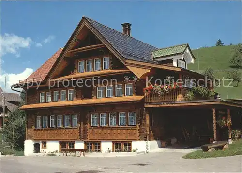 Ebnat Kappel Toggenburger Haus Edelmann im Acker Kat. Ebnat Kappel