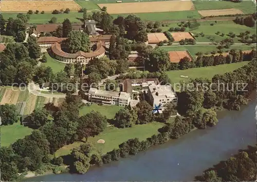 Schinznach Bad Rheimaklinik Kurhotel Habsburg Parkhotel Kurhaus Fliegeraufnahme Kat. Schinznach Bad