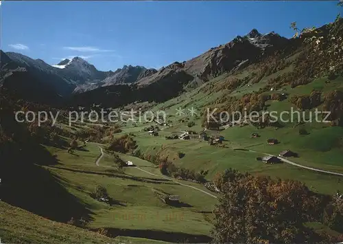 Horw Steinibach mit Wichlenberg Hausstock und Kaerpf Kat. Horw