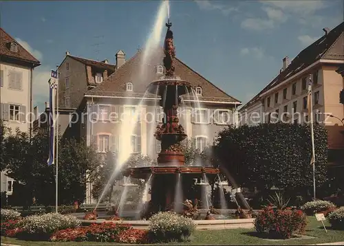 La Chaux de Fonds Fontaine monumentale Kat. La Chaux de Fonds