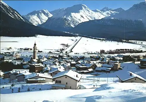 Samedan Panorama Kat. Samedan