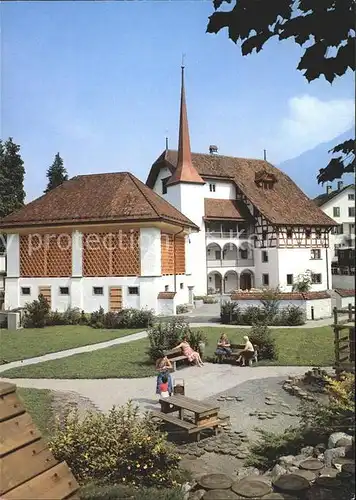 Stans Nidwalden Rosenburg oder Hoefli Stanser Rathaus Kat. Stans