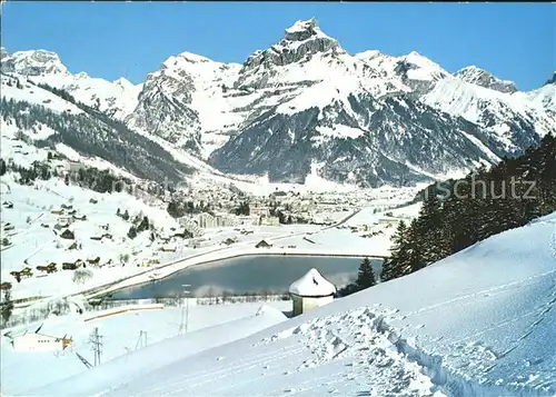 Engelberg OW Skigebiet Panorama Kat. Engelberg