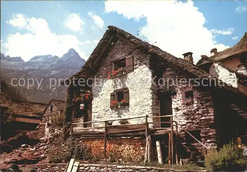 Sonogno Motivo rustico Valle Verzasca Kat. Sonogno