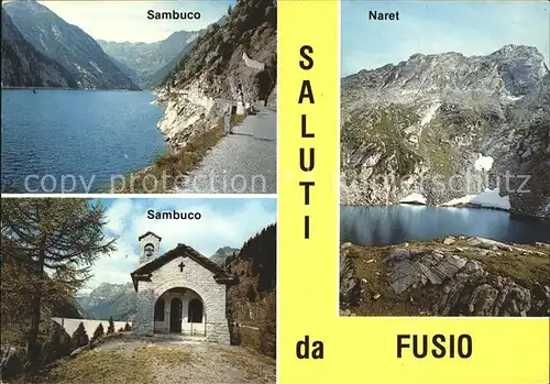 Fusio Sambuco Chiesa Naret Valle Maggia Kat. Fusio