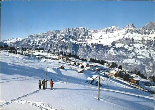 Tannenbodenalp mit Flumserberge Kat. Tannenbodenalp