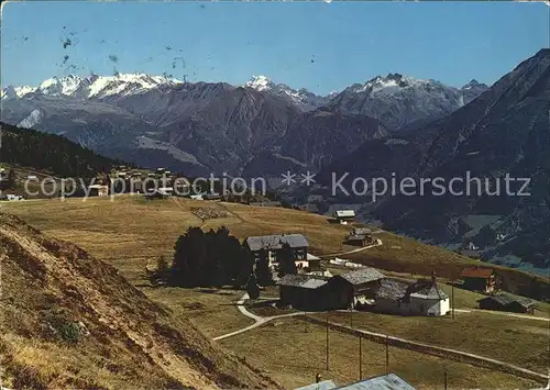 Riederalp Blinnenhorn Ofenhorn Schinhorn Kat. Riederalp