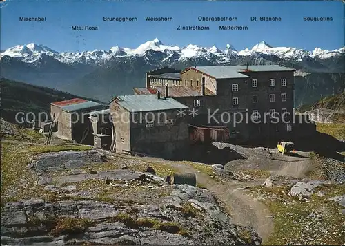 Gemmipass Wallis Hotel Wildstrubel Alpen Kat. Gemmipass