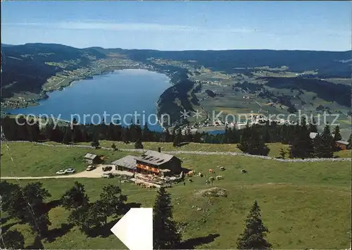 Dent de Vaulion Fliegeraufnahme Chalet Fliegeraufnahme Lacs de Joux Kat. Dent de Vaulion