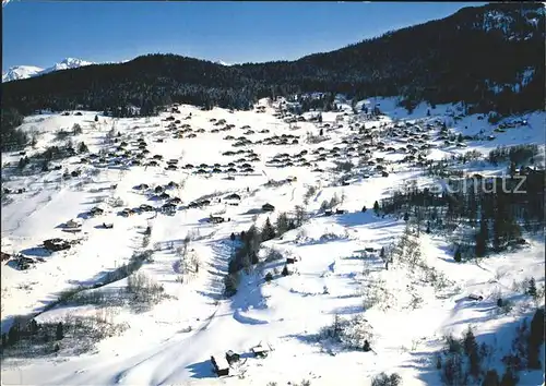 Buerchen Voralpe und Ronalp Fliegeraufnahme Kat. Buerchen