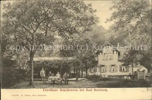 Bad Bertrich Forsthaus Bonsbeuren Kat. Bad Bertrich