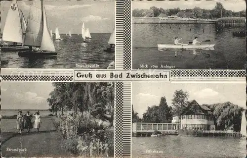 Bad Zwischenahn Segelregatta Rudern Faehrhaus Strandpark Zwischenahner Meer Kat. Bad Zwischenahn