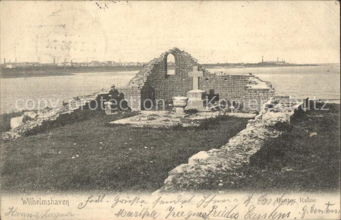 Wilhelmshaven Banter Ruine Kreuz Kat. Wilhelmshaven Nr