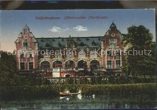 Wilhelmshaven Offiziercasino Parkfront See Boot Kat. Wilhelmshaven