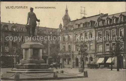 Wilhelmshaven Bismarckdenkmal Statue Kat. Wilhelmshaven