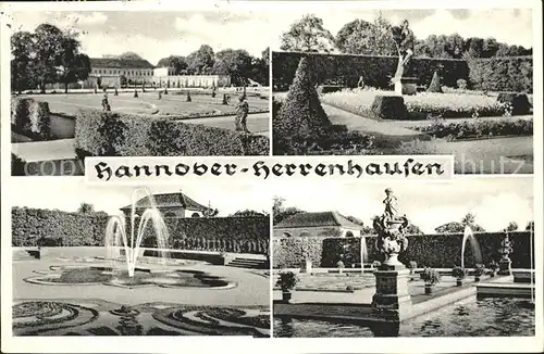 Herrenhausen Hannover Schloss Park Fontaene Skulptur Kat. Hannover