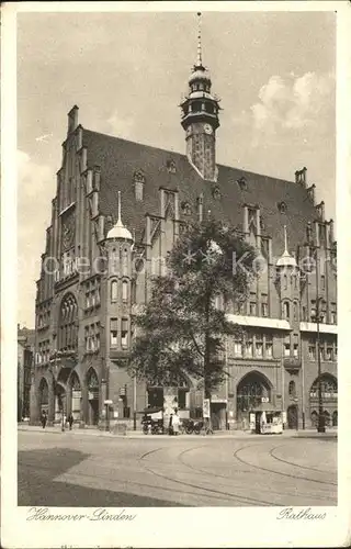 Linden Hannover Rathaus Kat. Hannover