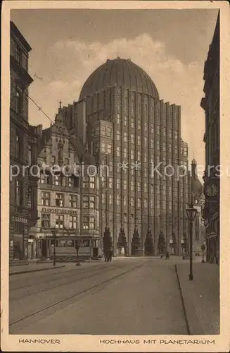 Hannover Hochhaus mit Planetarium Kat. Hannover