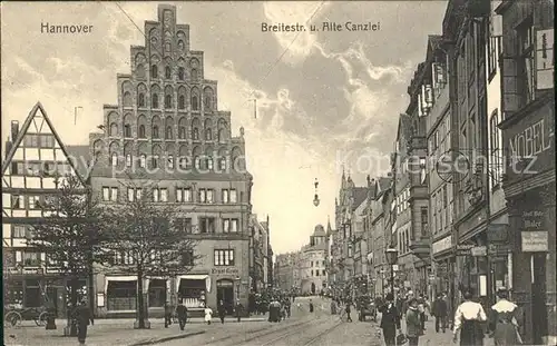 Hannover Breitestrasse und Alte Kanzlei Gieble Kat. Hannover